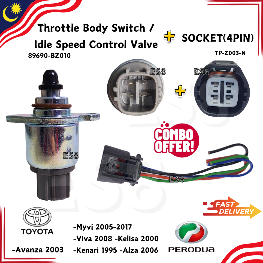 PERODUA THROTTLE BODY SWITCH SENSOR IDLE VALVE MYVI KELISA KENARI