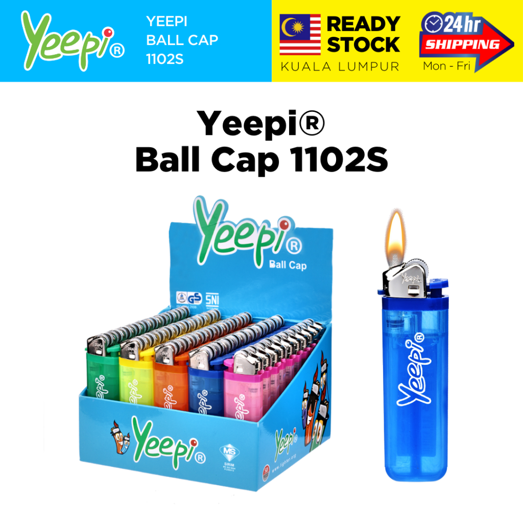 Yeepi Ball Cap Adjustable Disposable Butane Gas Lighter - Multicolour ...