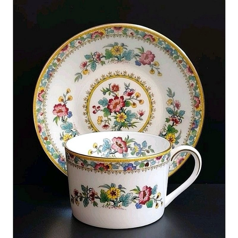 Coalport Ming Rose Teacup and Saucer Set Fine Bone China high quality Vintage England Made