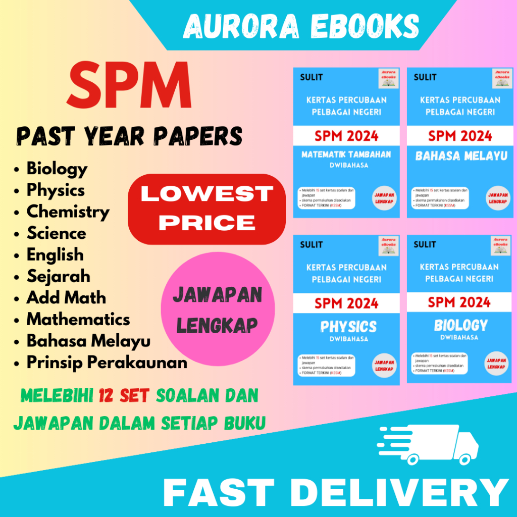 [Softcopy PDF📚] Past Year Question SPM 2024 KSSM Kertas Percubaan SPM