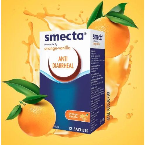 Smecta Anti-Diarrheal 3g Powder Sachets for Oral Suspension Orange ...