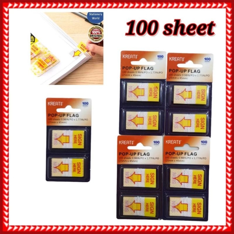 Sign Here Index Tabs Page Markers/Paper Index Bookmark/Sticky Notes ...