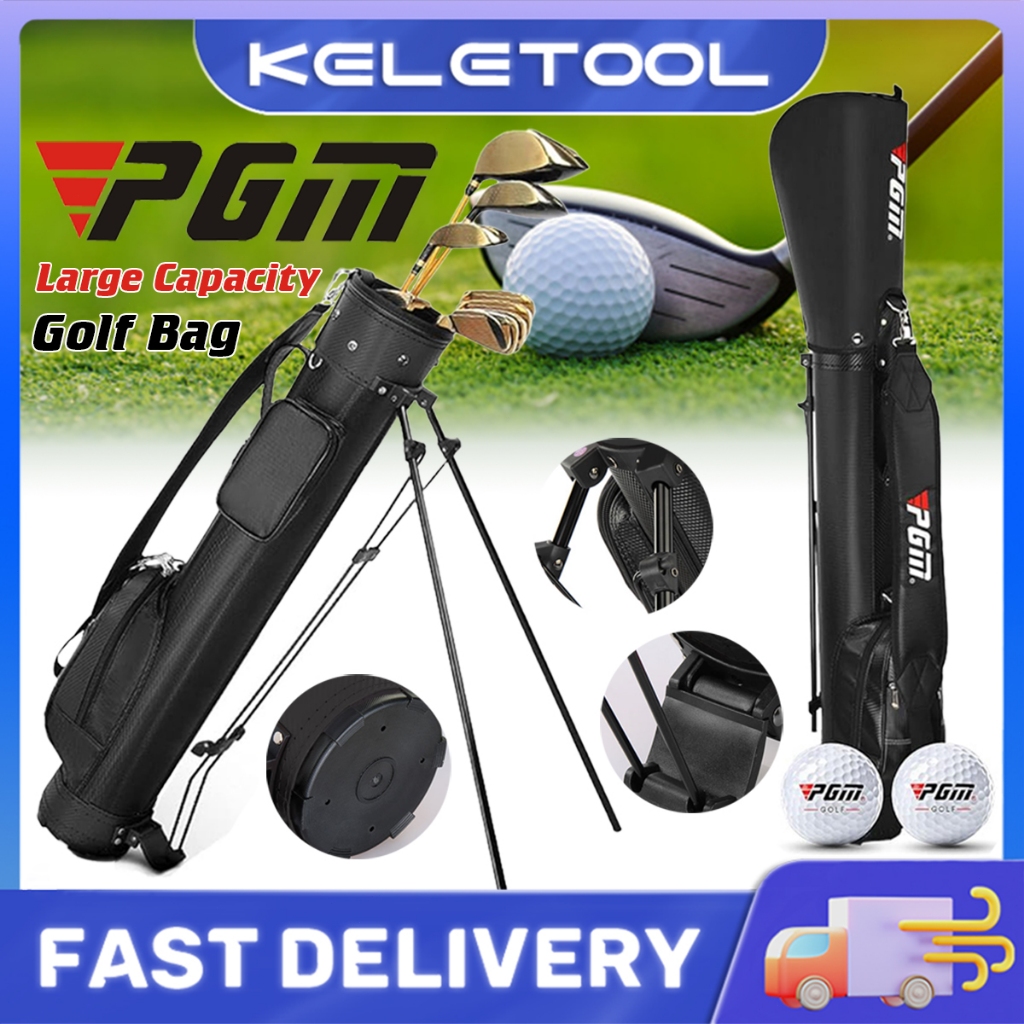 PGM Golf Bag Waterproof Golf Carry Bag with Stand Lightweight Large
