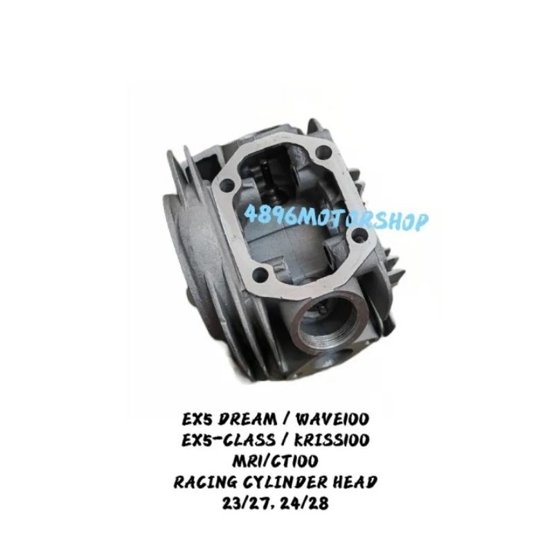 RACING CYLINDER HEAD HONDA EX5 DREAM WAVE100 EX5-CLASS KRISS100 WAVE ...