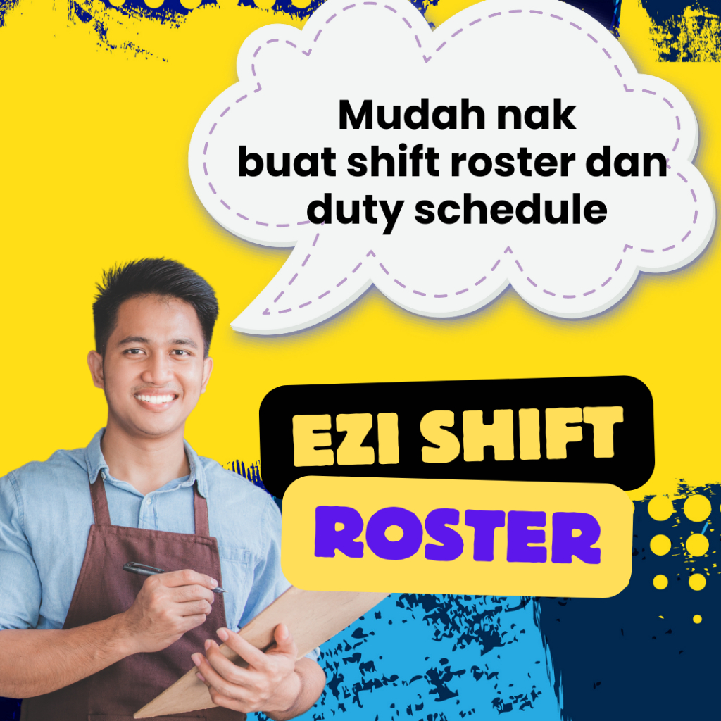 EZI EMPLOYEE SHIFT SCHEDULE, SHIFT ROSTER, DUTY ROSTER TEMPLATE MUDAH ...