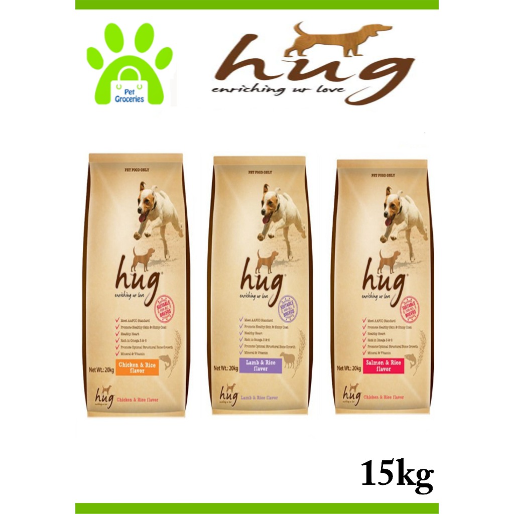 Hug Premium Dog Dry Food 18kg | Shopee Malaysia