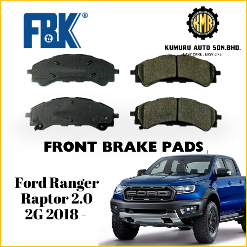 (1Set) FBK Front Brake Pads Ford Ranger Raptor 2.0 2G 2018 Shopee