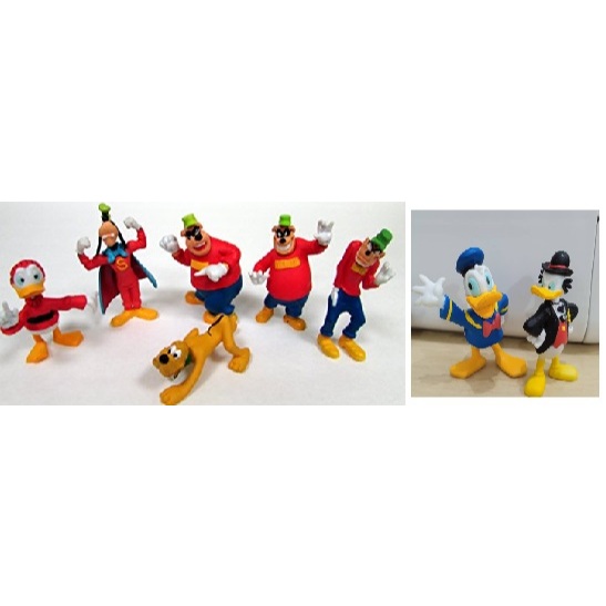 Duck Tales Figure Play Set Featuring Scrooge McDuck, Pluto, Beagle Boys ...