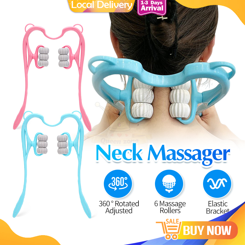 Neck Massager Tool Pressure Point Therapy Pressure Relieve Hand Roller ...