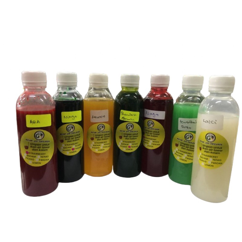 GBT PERISA 250ML BOTOL BESAR (Fishing Bait Oil / Umpan Pancing Perisa ...