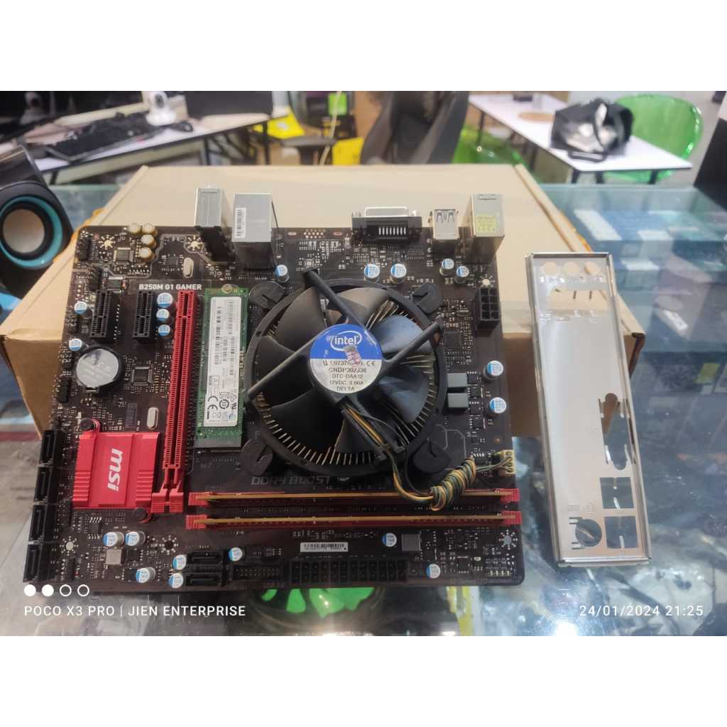 Intel I5 6500 MSI B250M G1 Gamer 16GB DDR4 Ram 256GB NVME