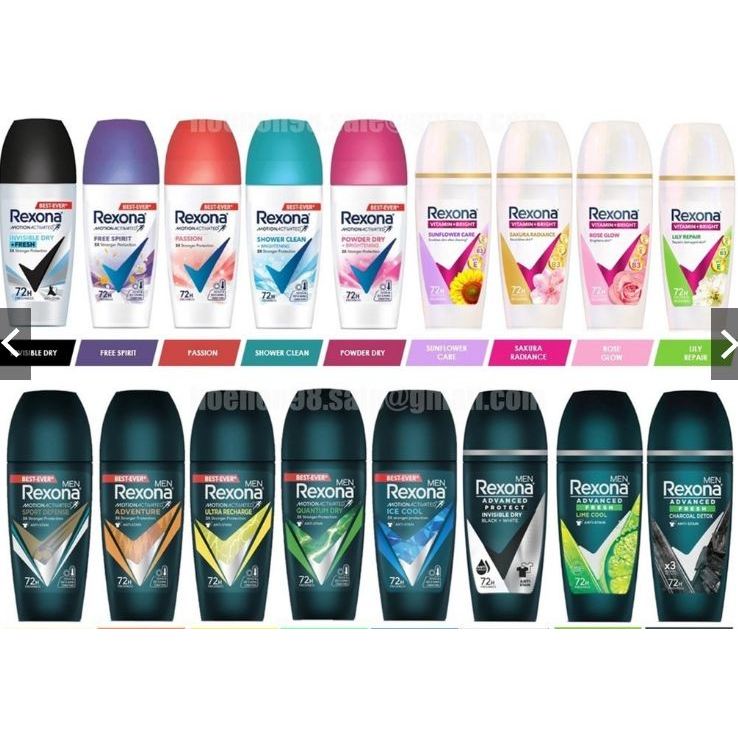 Rexona Women/Men Deodorant Roll On (45ml) | Shopee Malaysia