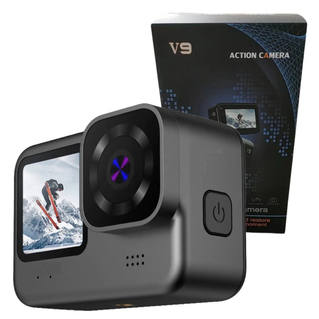 VIRAN V9 Dual Screen Action Camera 4K Budget Waterproof with Wifi Touch  Screen Video Stabilizer V50 Pro V50X READY STOCK | Shopee Malaysia