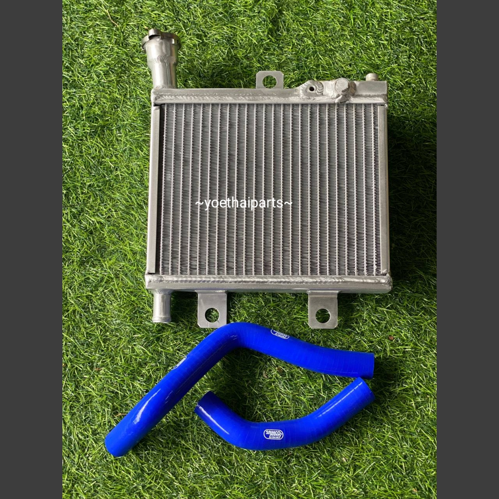 Kawasaki RR150 Serpico Radiator Alloy Set Complete with Hose Radiator ...