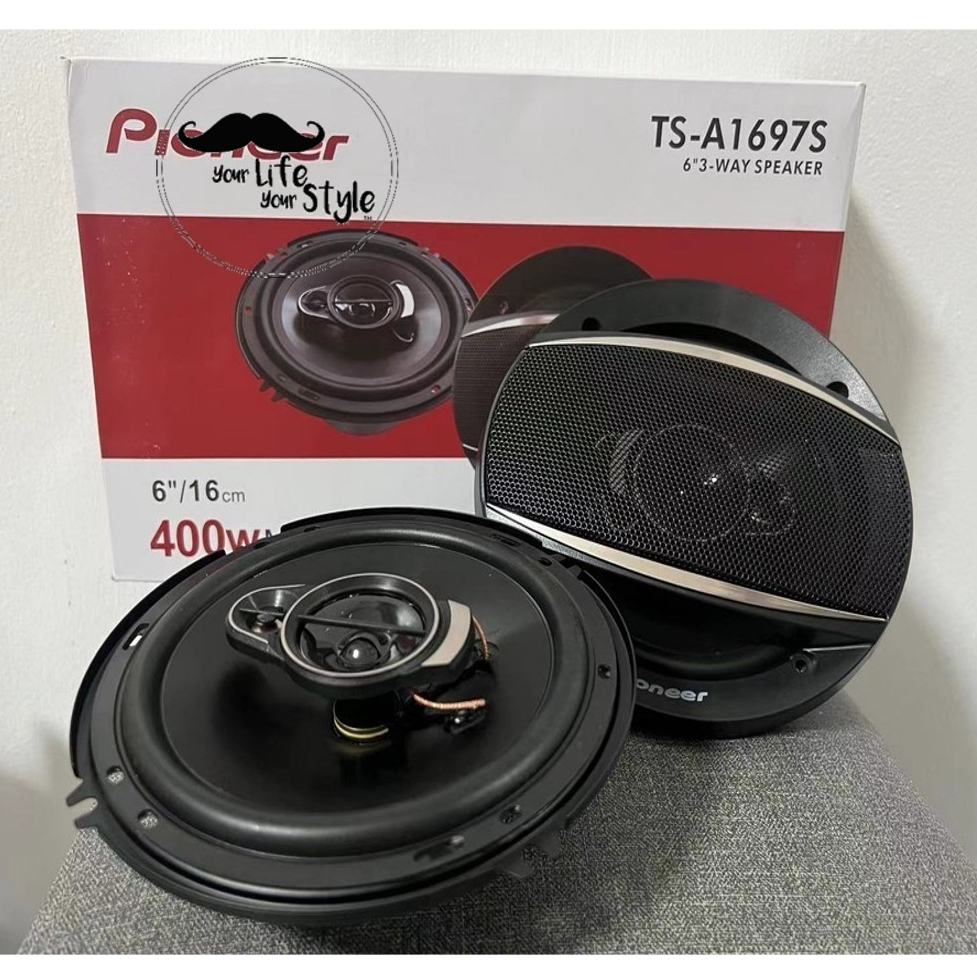 PIONEER 6 INCH 3 WAY or 4 WAY CAR SPEAKER TS-A1696S 400watt TS-1694 ...