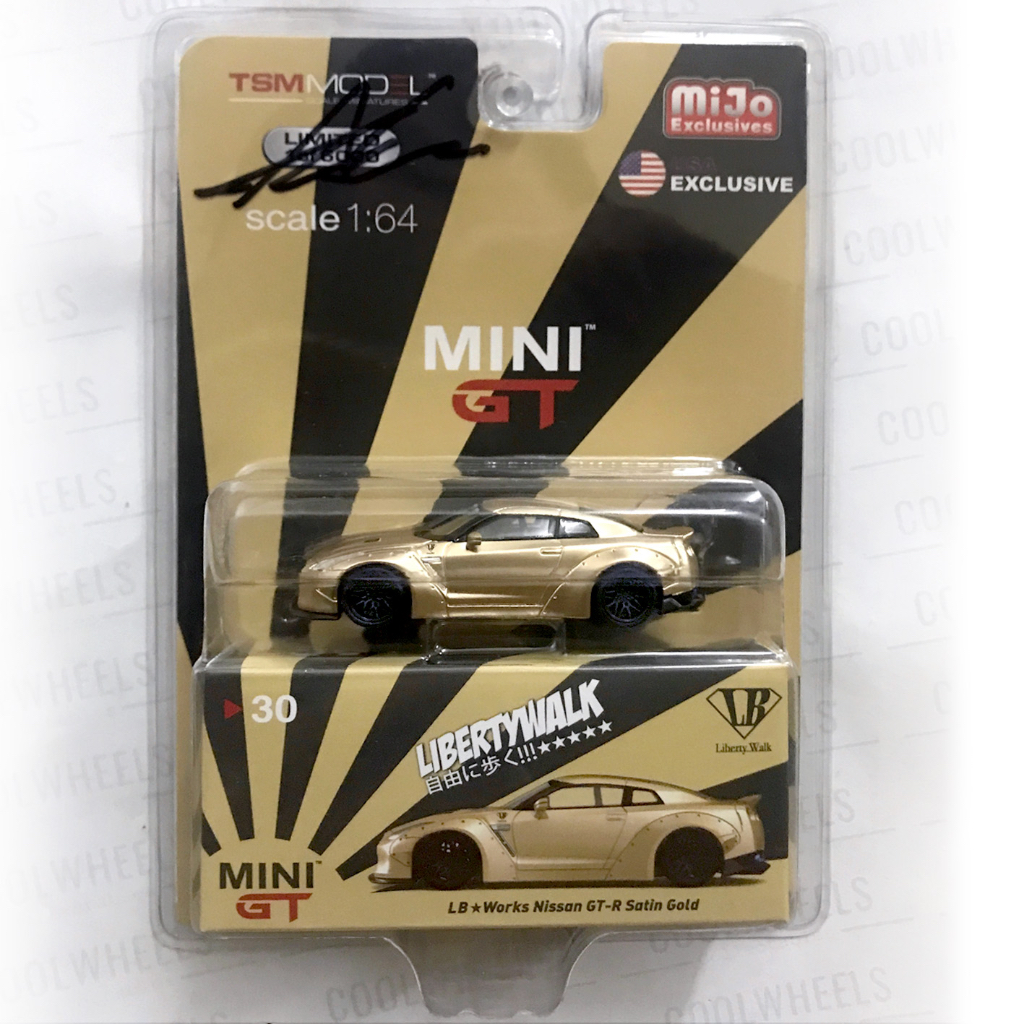 Mini GT #30 Libertywalk LB Works Nissan GT-R Satin Gold - Mijo Exclusive  (Signed by Glen Chou) | Shopee Malaysia