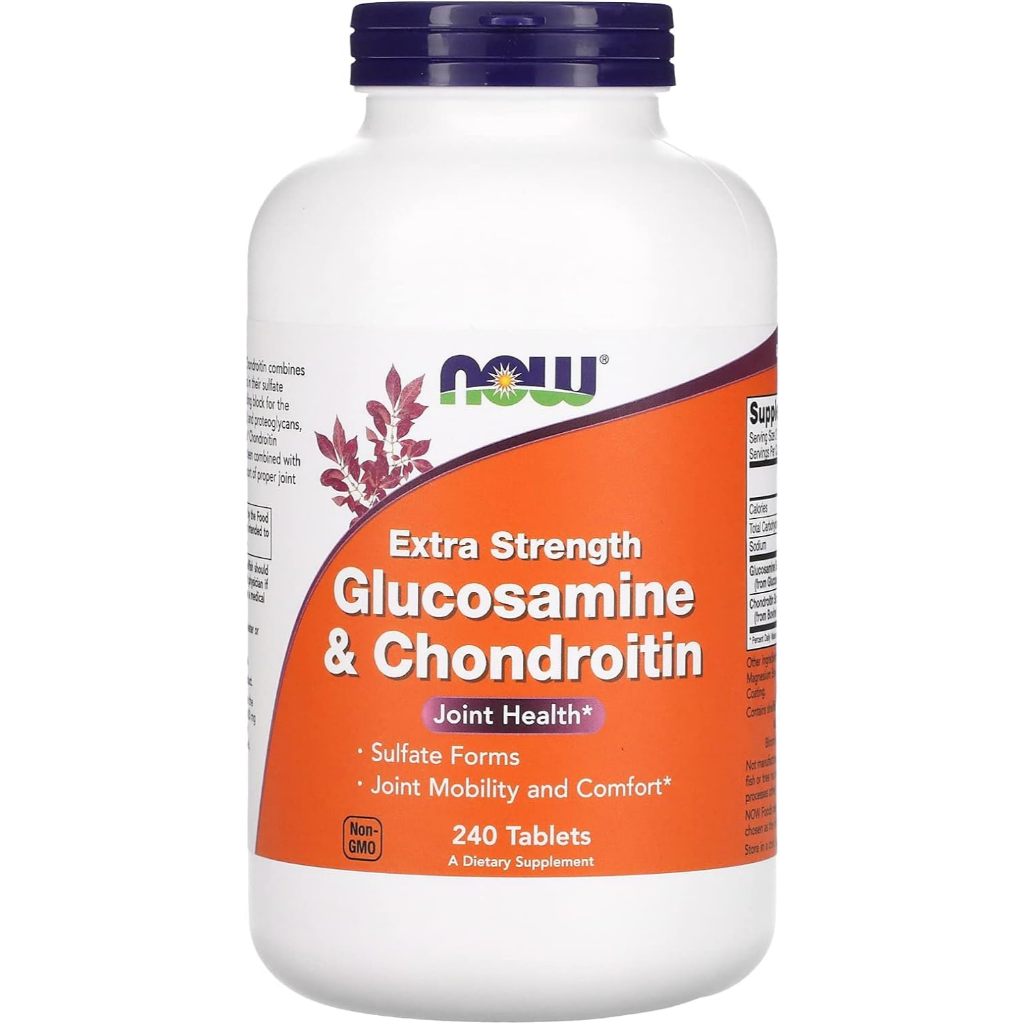 NOW Supplements, Glucosamine & Chondroitin Extra Strength, Sulfate