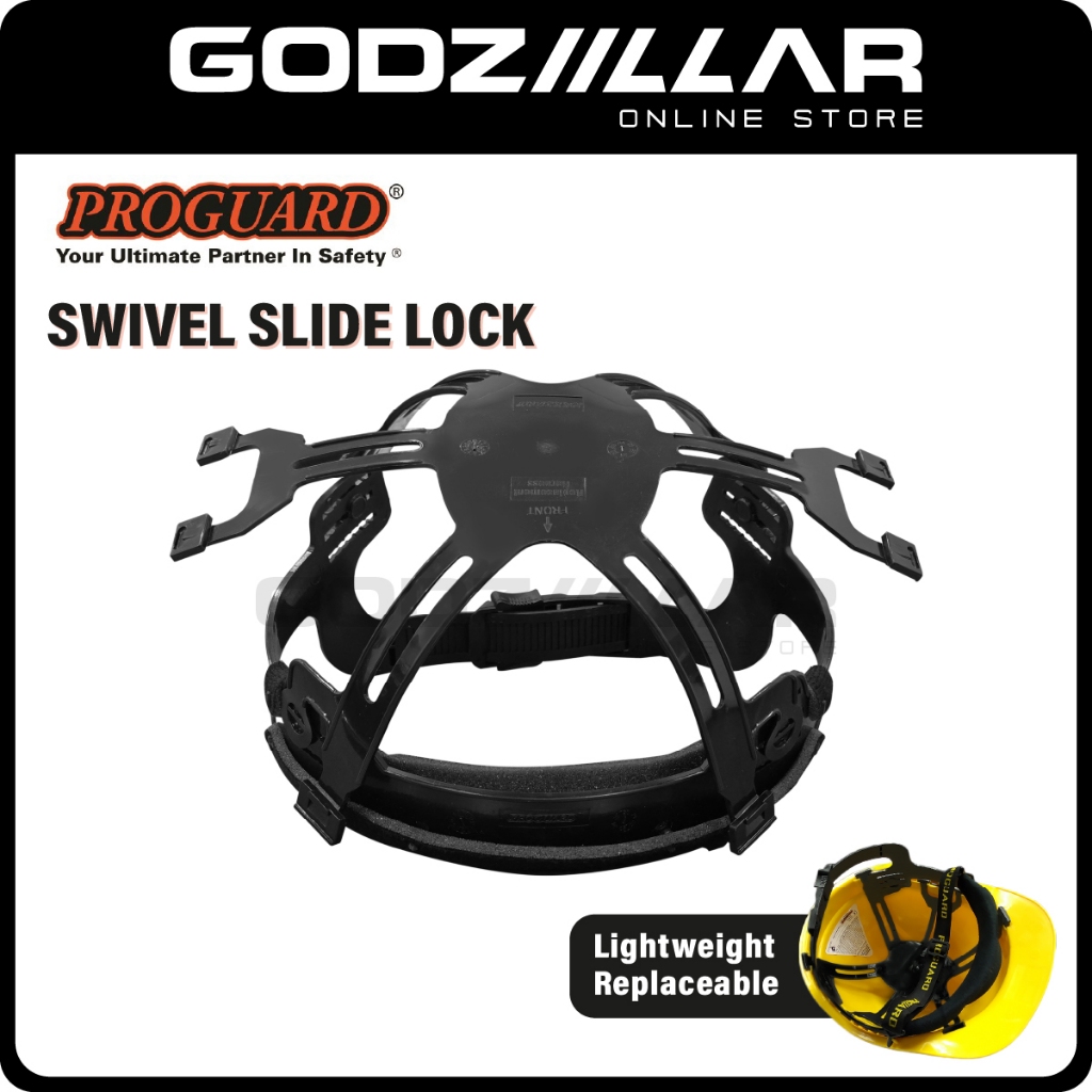 Proguard PHSL Replacement Swivel Slide Lock Safety Helmet Harness For ...