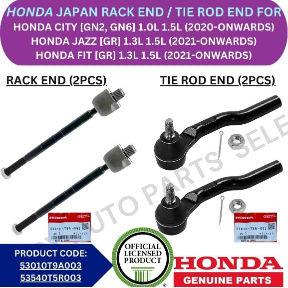 HONDA GENUINE JAPAN TIE ROD END / RACK END FOR HONDA CITY [GN2, GN6 ...