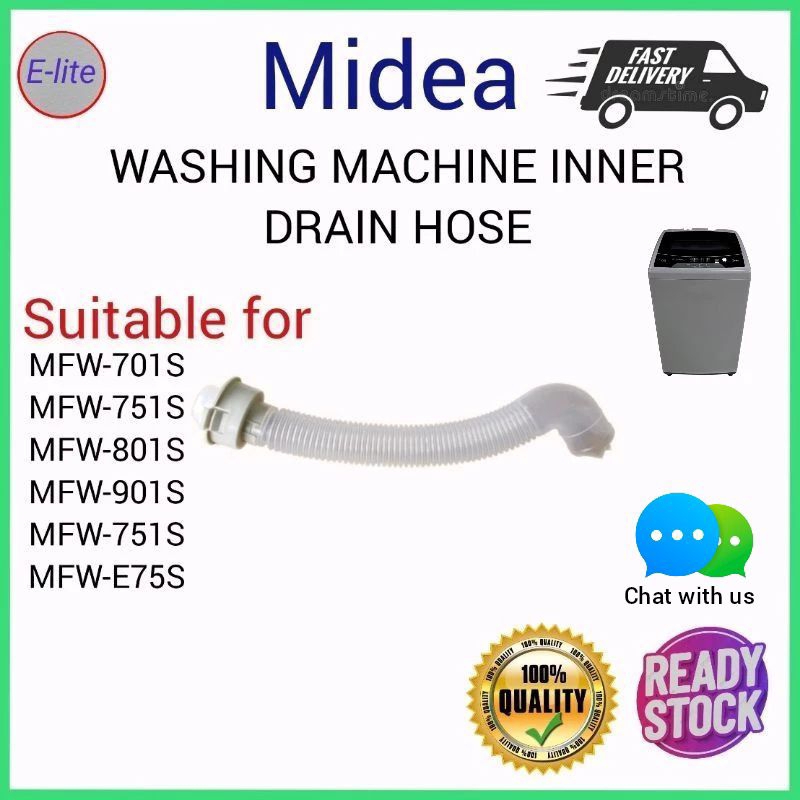 MIDEA WASHING MACHINE INNER DRAIN HOSE MFW701S / MFW751S / MFW801S