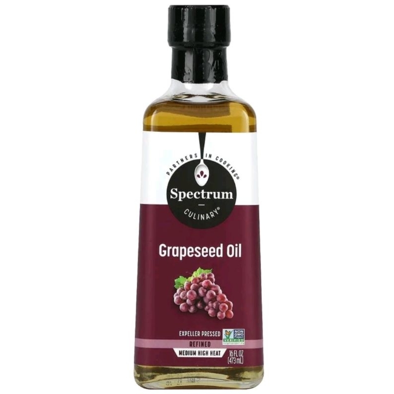 Spectrum Culinary, Grapeseed Oil, Expeller Pressed, 16 fl oz (473 ml