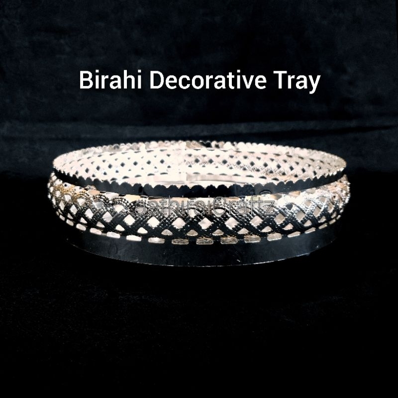 Birahi Decorative Tray Birahi Silver Pooja Tray | Shopee Malaysia