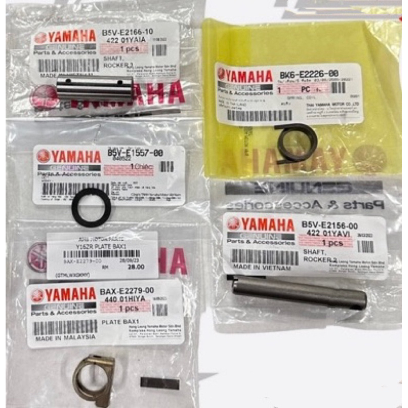 100% Original HLY YAMAHA Y16ZR R15 ROCKER ARM Shaft pin spring papan ...