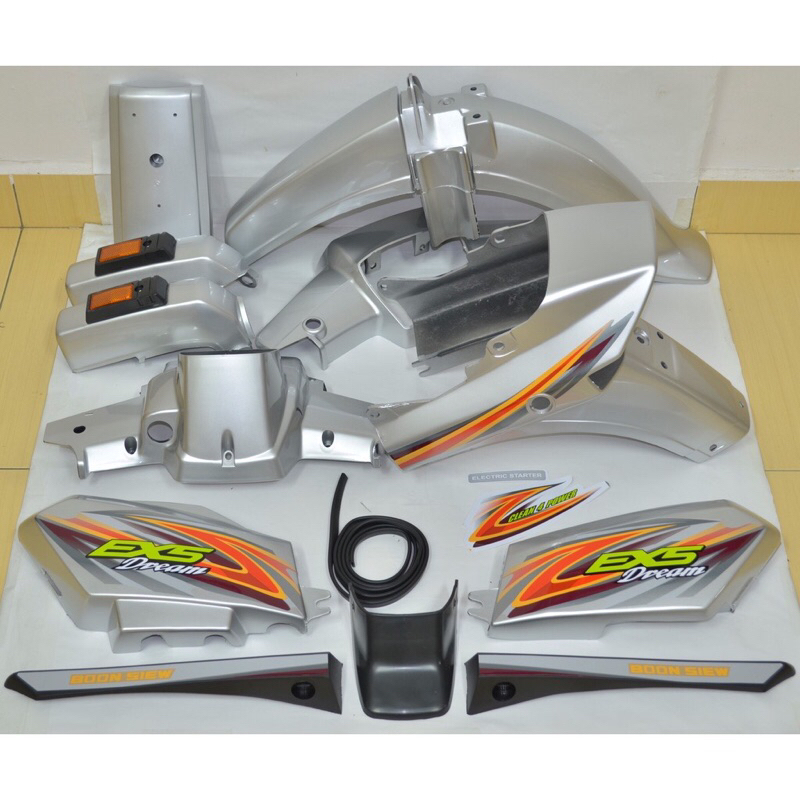 Honda Ex5 / Ex5 Dream Body Cover Set (Siap Tampal Sticker)+Free Gift ...