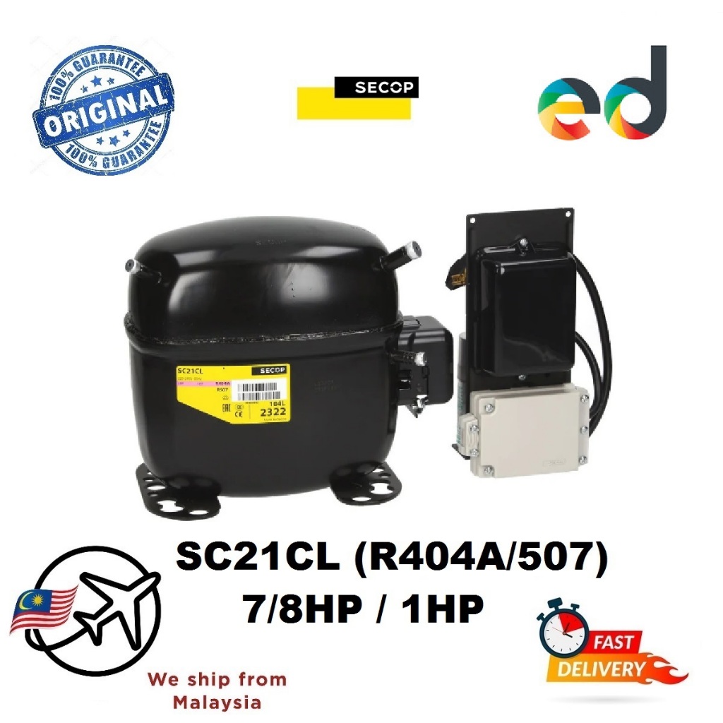 316605057 - Compressor koelmiddel R404a/R507 type SC12CL 220-240V 50Hz