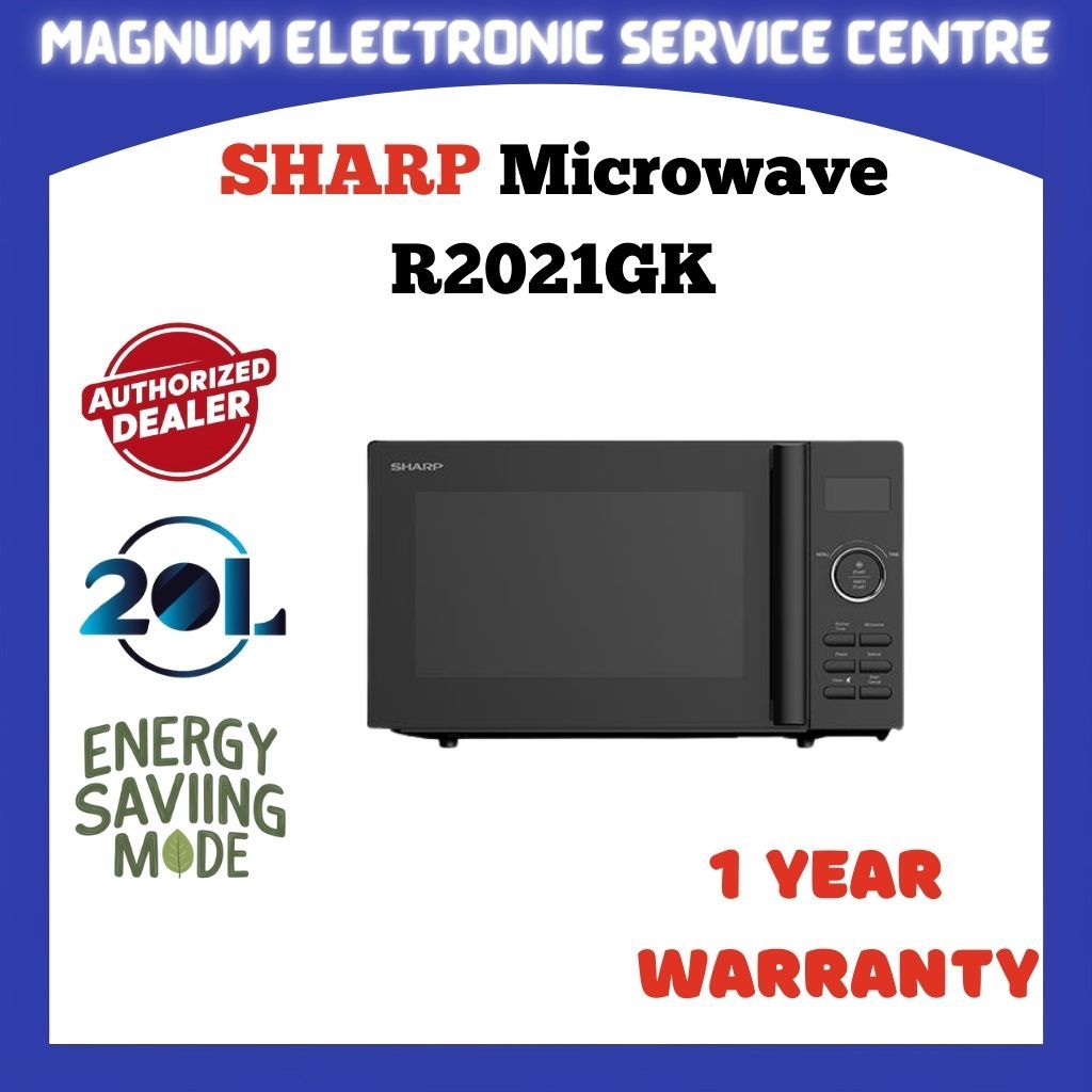 Sharp Digital Control Microwave Oven (20L) R2021GK with Energy Saving ...