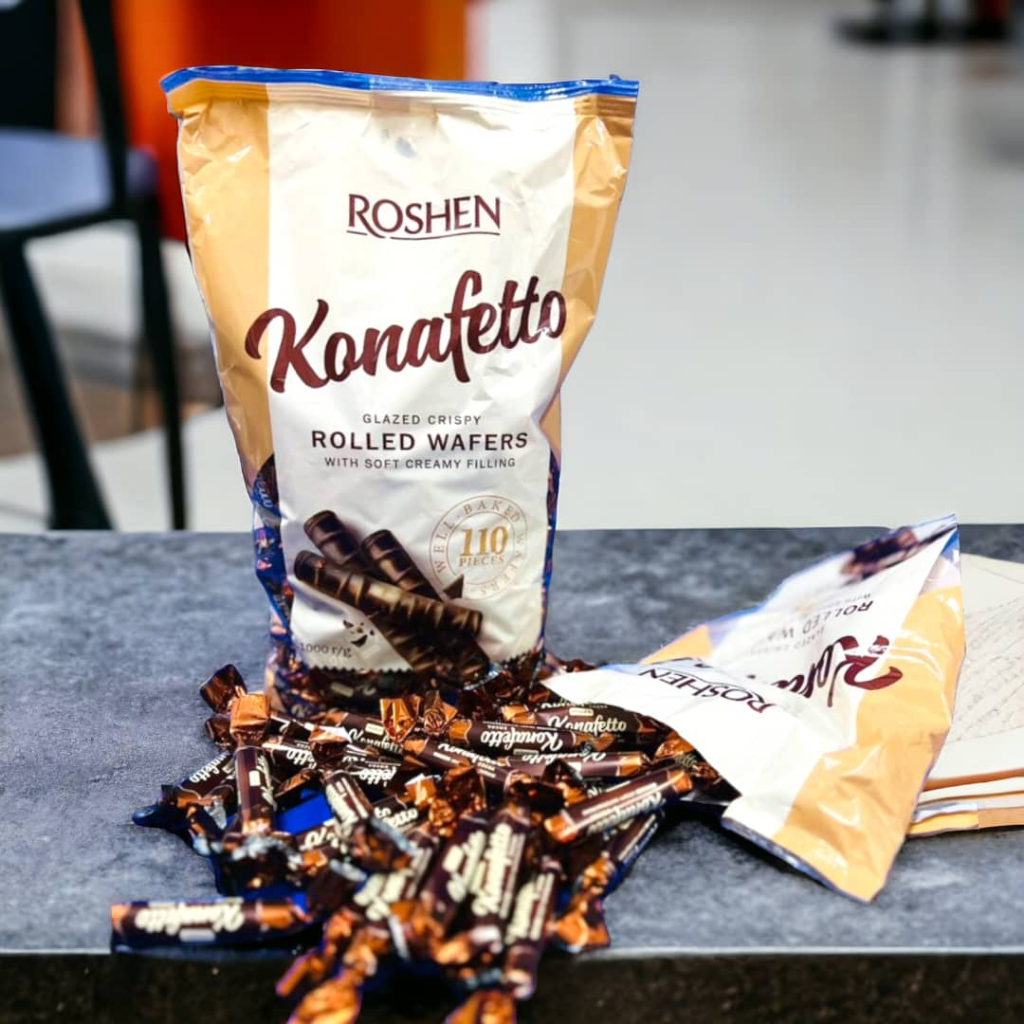 Roshen Rolled Wafers with soft Creamy Filling 1kg - Fast Shipping ...