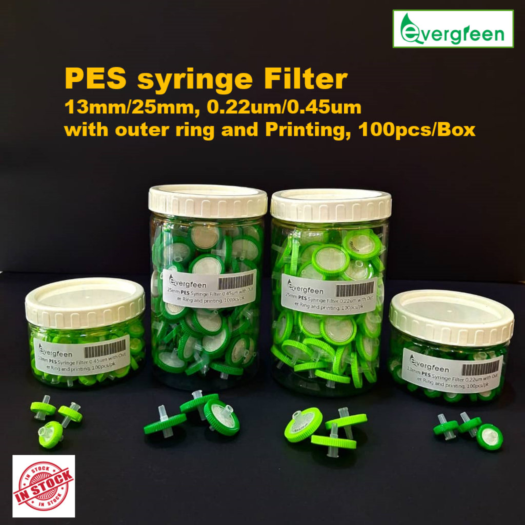 ( PROMO ) Syringe Filter, POLYETHERSULFONE (PES), non-sterile, 25mm ...