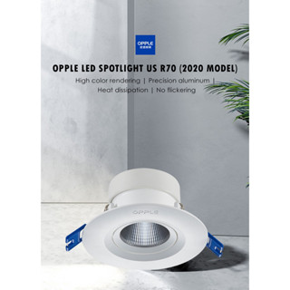 Opple Led Ecomax Us Spot Eyeball Spotlight Us R W W Cct K K Shopee Malaysia