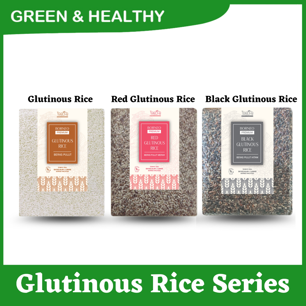 BORNEO Premium Glutinous Rice Series (Glutinous Rice / Red Glutinous ...