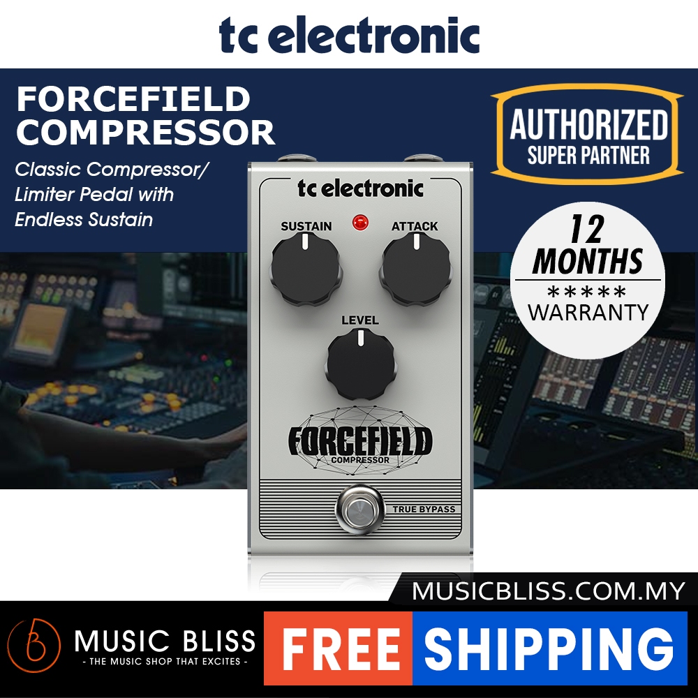 TC Electronic Forcefield Compressor Guitar Effects Pedal | Shopee Malaysia