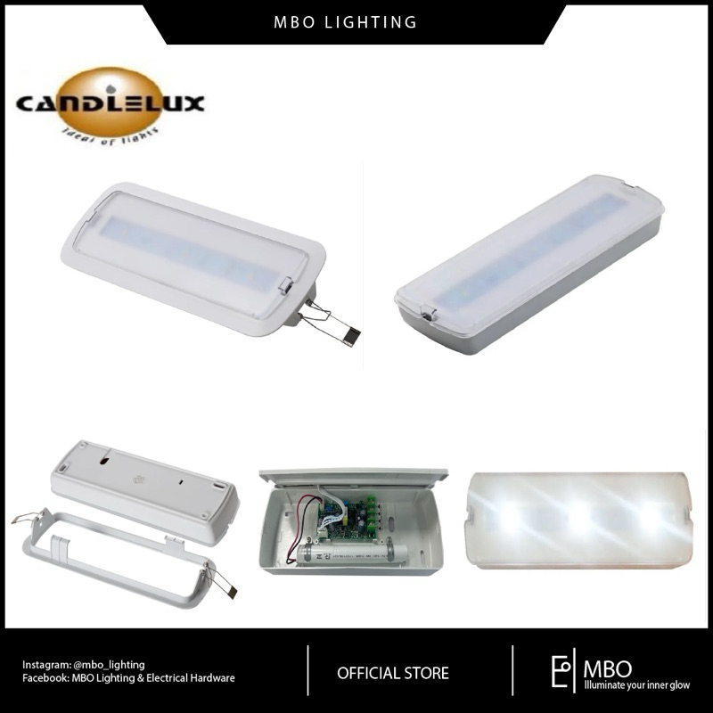 Candlelux CEL88 LED Emergency Light / Surface Type & Recessed Type