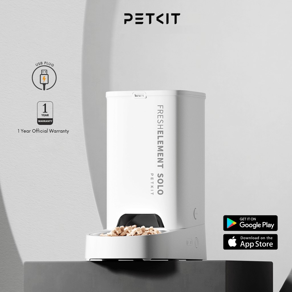 (Ready Stock) PETKIT Fresh Element Solo Smart Pet Feeder makanan kucing ...