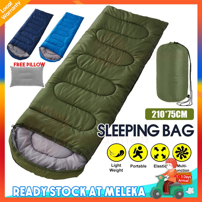 Portable Sleeping Bag Camping Hooded Bed Outdoor Warm for Camping ...