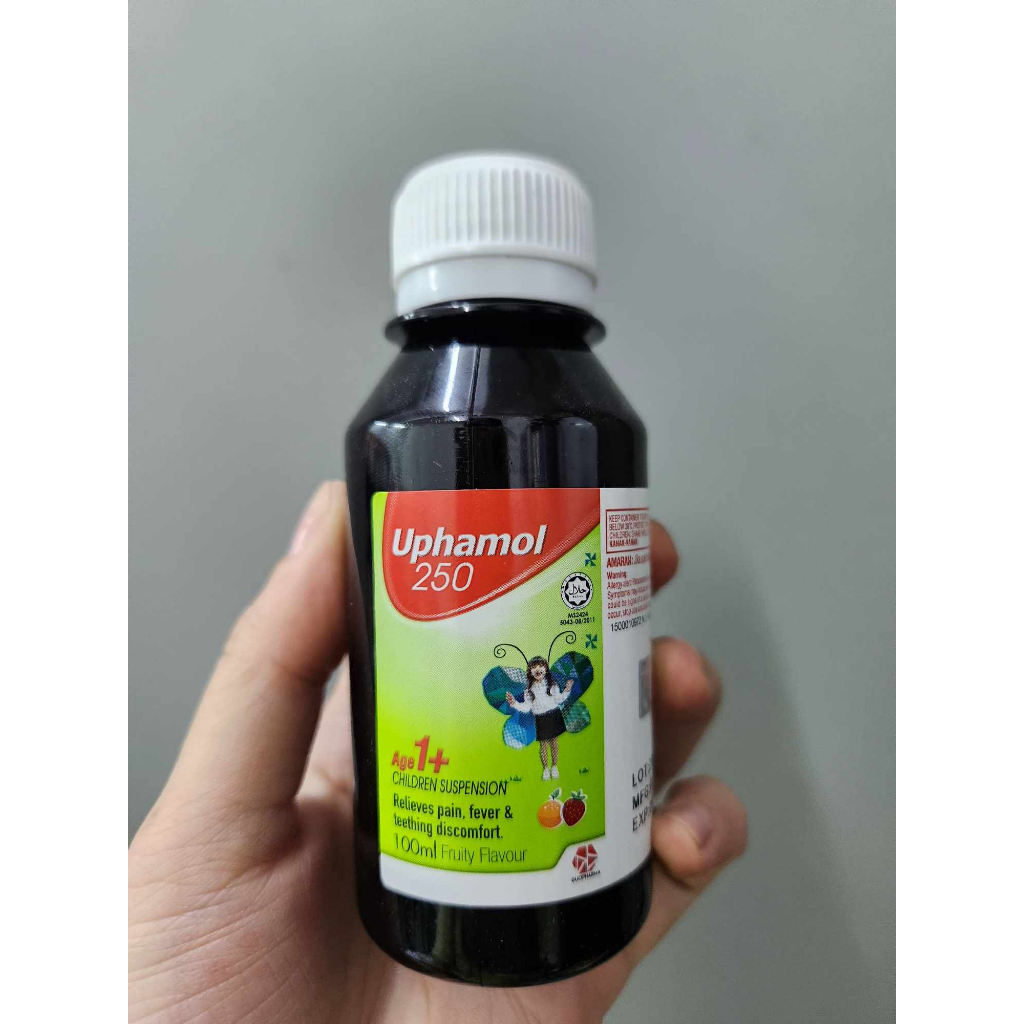 UPHAMOL 250MG FRUITY SUSPENSION 100ML | Shopee Malaysia