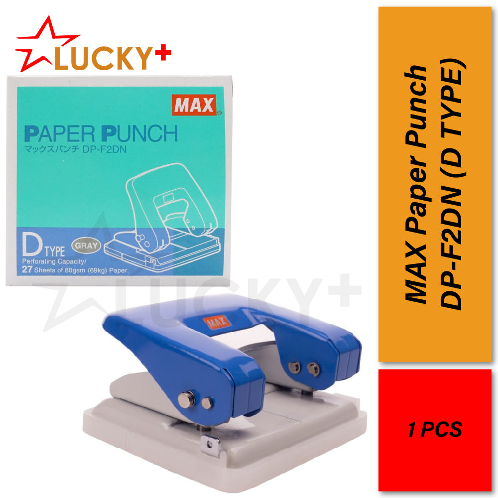 (100% Original) MAX Paper Punch DP-F2DN (1pcs) | Mesin Tebuk Lubang ...