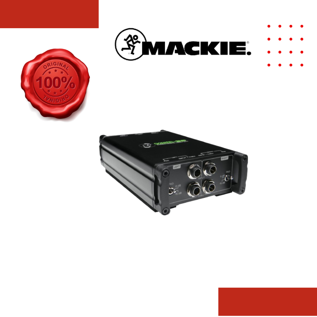 Mackie MDB2P Stereo Passive Direct Box | Shopee Malaysia
