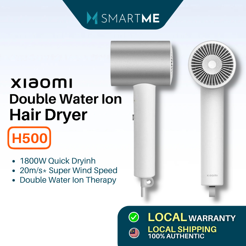 Xiaomi Mijia Double Water Ion Hair Dryer H500 (1800W) / H500C | Shopee ...