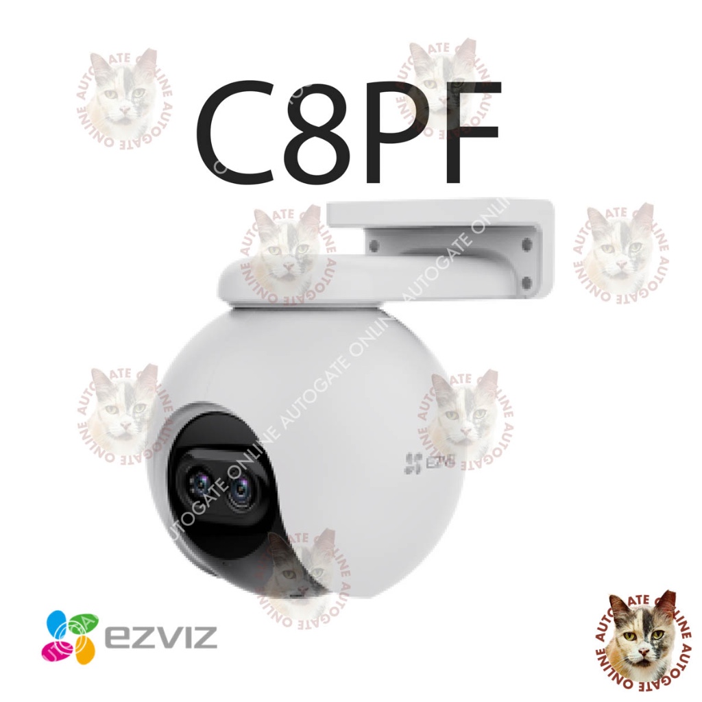 EZVIZ C8PF Dual-Lens Pan & Tilt Wi-Fi Camera FULL HD 1080p AI-Powered ...