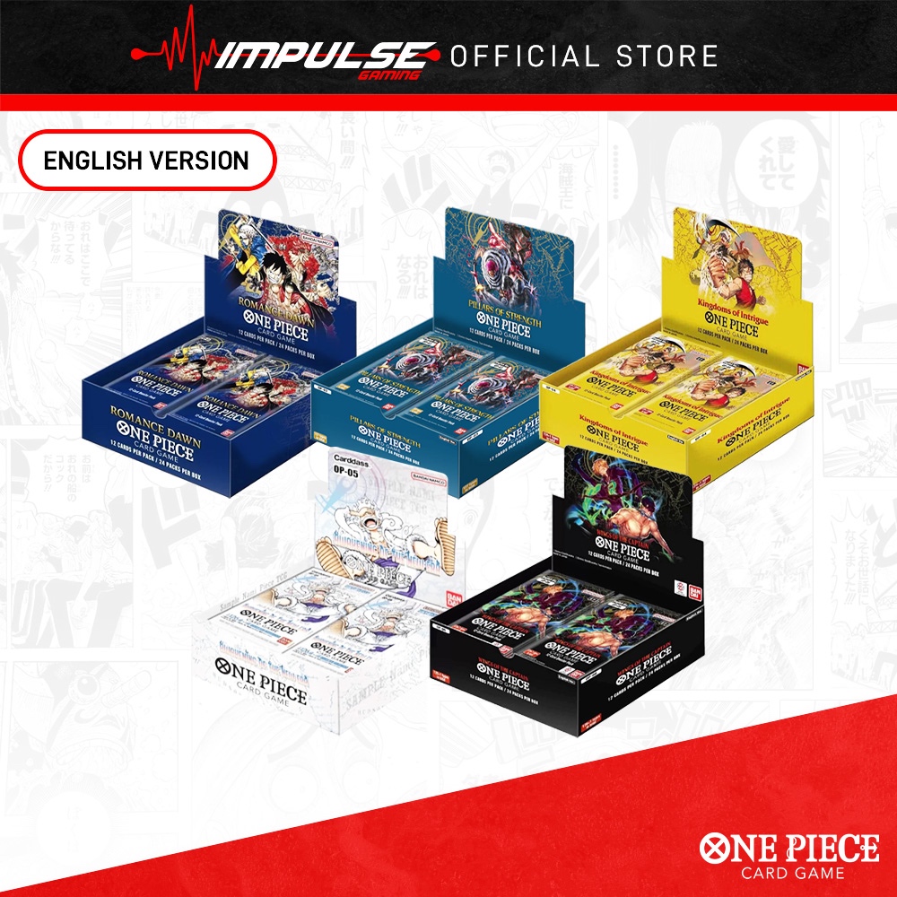 One Piece TCG Awakening of The New Era Booster Box OP01 / OP03 / OP04 ...