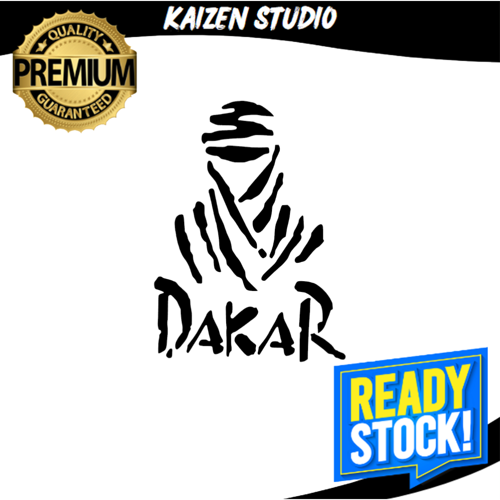 KAIZEN STUDIO Dakar Rally Car Kereta Travel Outdoor Oracal Cutting ...