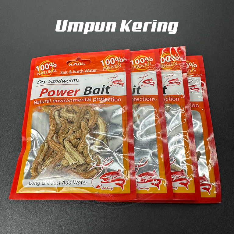 Umpun Kering 6/10g Umpan Ruat Kering Pancing Udang Ikan Dry bait ...