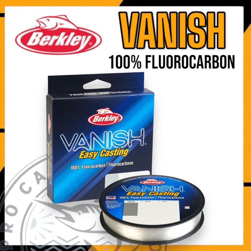 BERKLEY VANISH 100％ fluorocarbon 100m FISHING LINE LEADER LINE Shopee