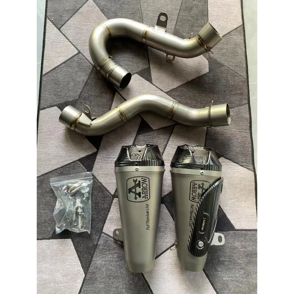 Arrow Works Titanium Dark Carbon Schalldämpfer Ducati Panigale V4 2025