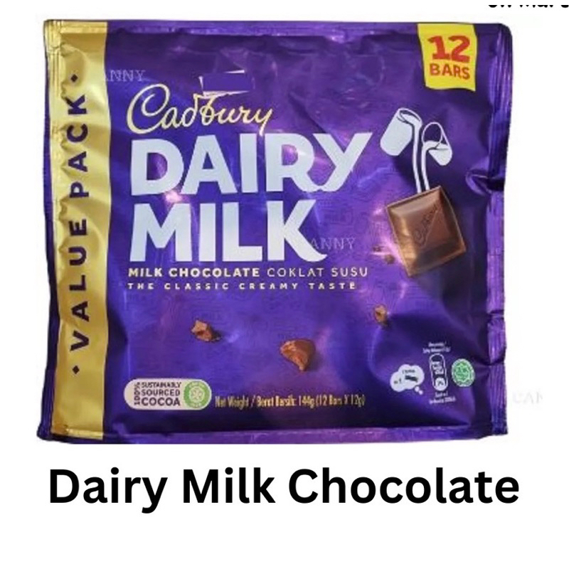 Cadbury Dairy Milk Mini Bars Dairy Milk Chocolate / Roast Almond ...