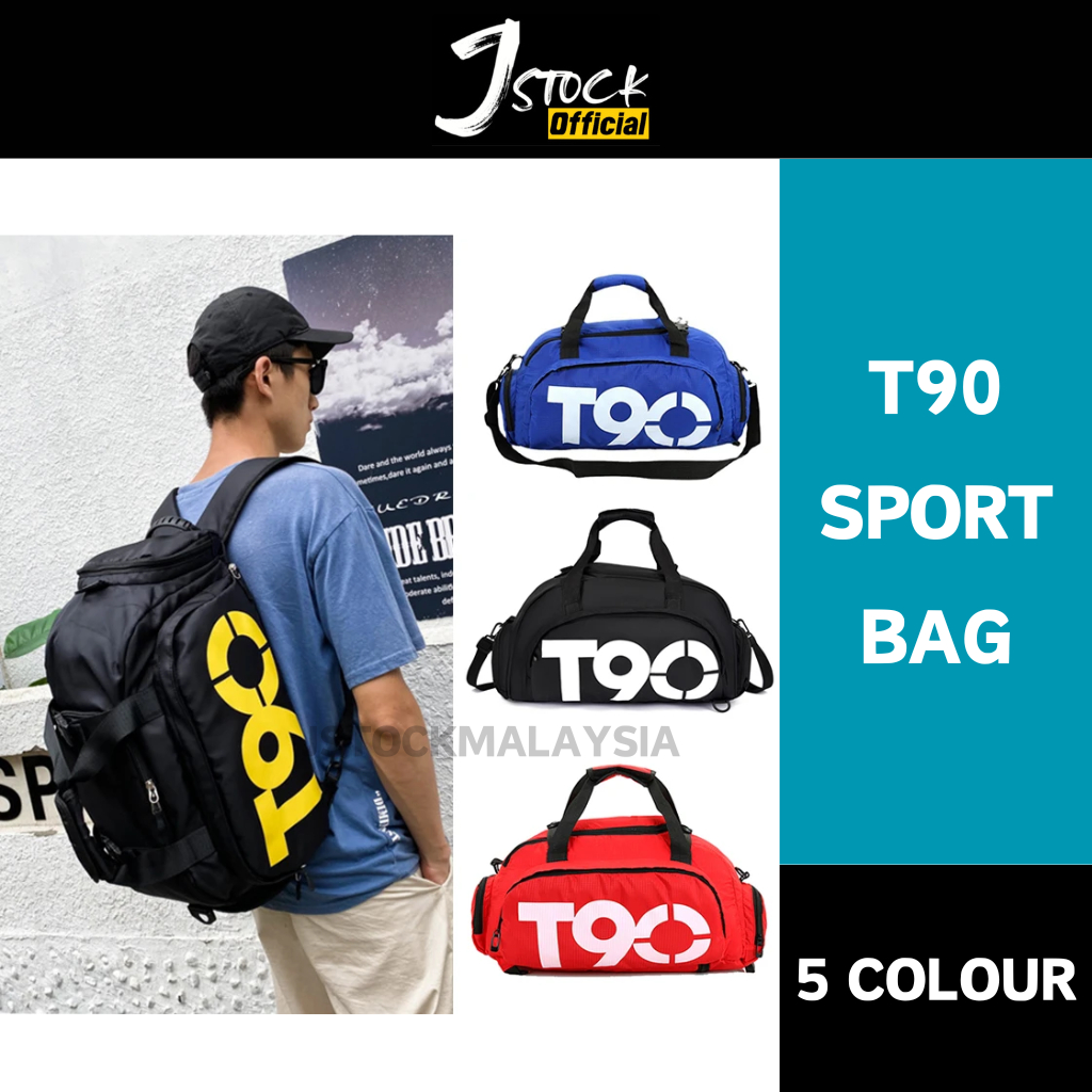 💯Ready StockT90 3way Fitness Gym Bag Training Bag Waterproof Sport Bag Workout Basketball